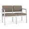 Lesro Lenox 2 Seat Tandem Seating W/ No Center Arm, 43.5 in W 24.5 in L 32 in H LS2101 - alternate 1